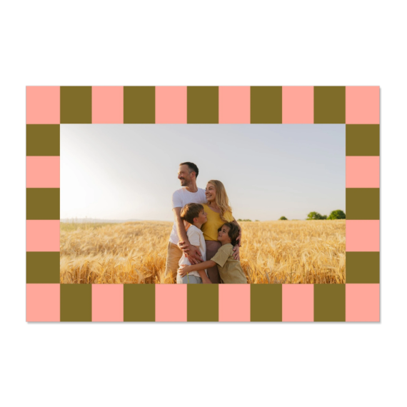 Checkered Picture Frame