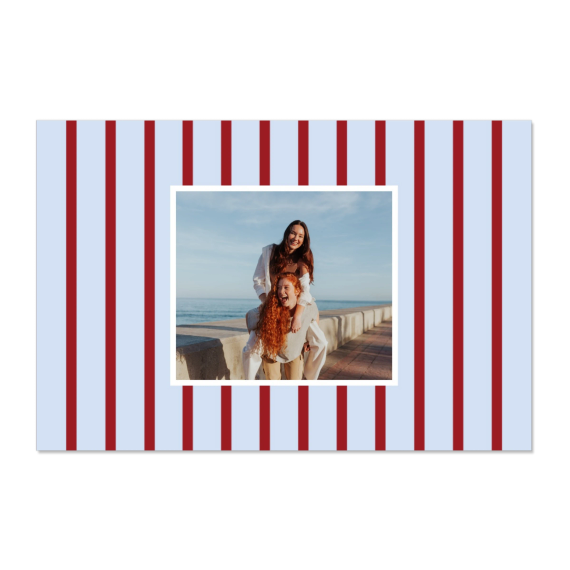 Vertical Stripes Photo Frame