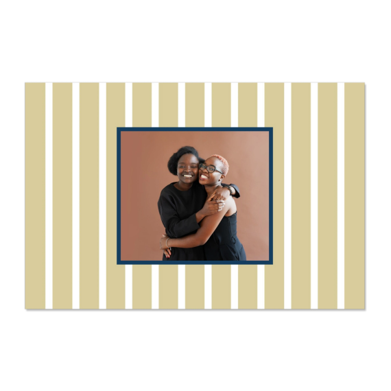 Vertical Stripes Photo Frame