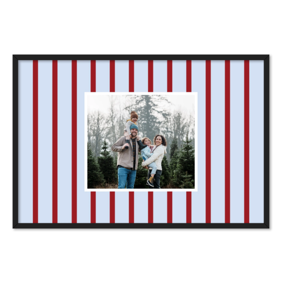 Vertical Stripes Photo Frame Vertical Stripes Photo Frame