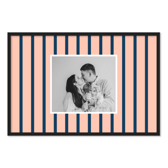 Vertical Stripes Photo Frame Vertical Stripes Photo Frame