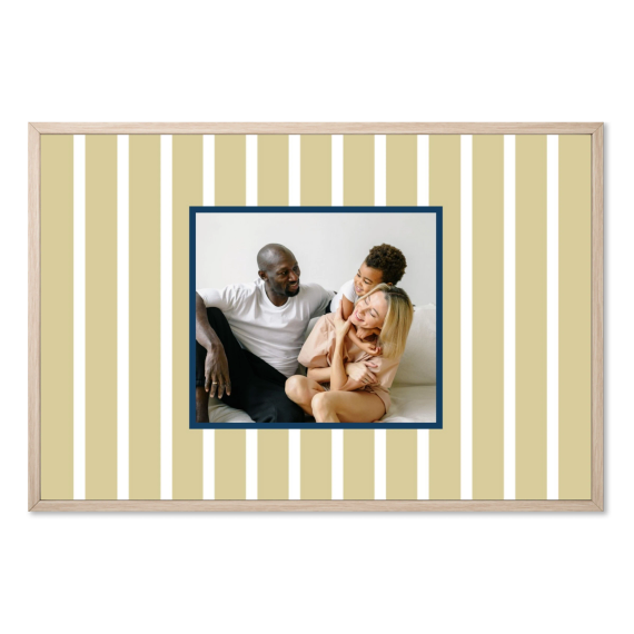 Vertical Stripes Photo Frame Vertical Stripes Photo Frame