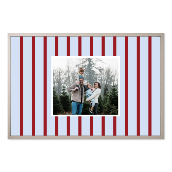 Vertical Stripes Photo Frame