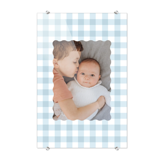 Scalloped Gingham Frame Scalloped Gingham Frame