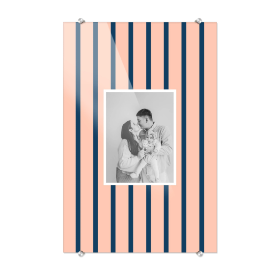 Vertical Stripes Photo Frame Vertical Stripes Photo Frame