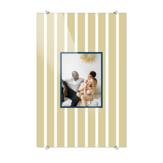 Vertical Stripes Photo Frame Vertical Stripes Photo Frame