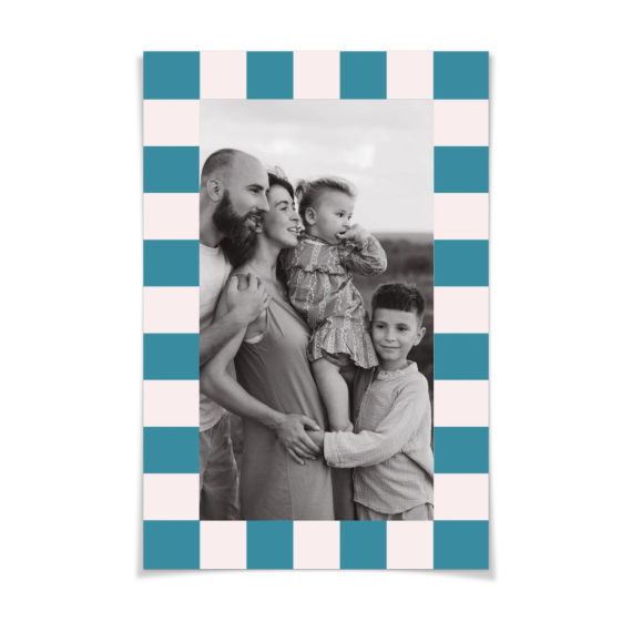 Checkered Picture Frame