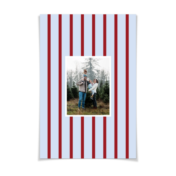 Vertical Stripes Photo Frame