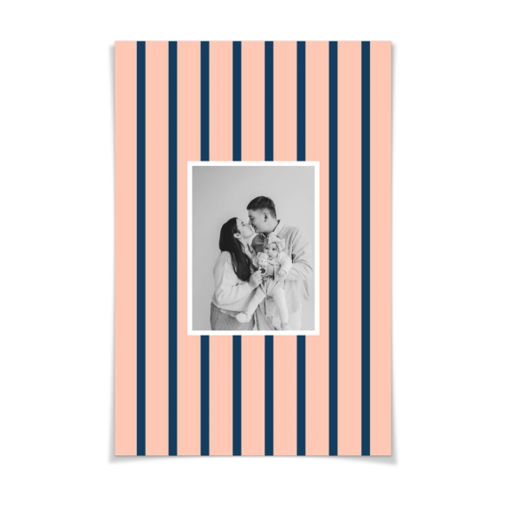 Vertical Stripes Photo Frame