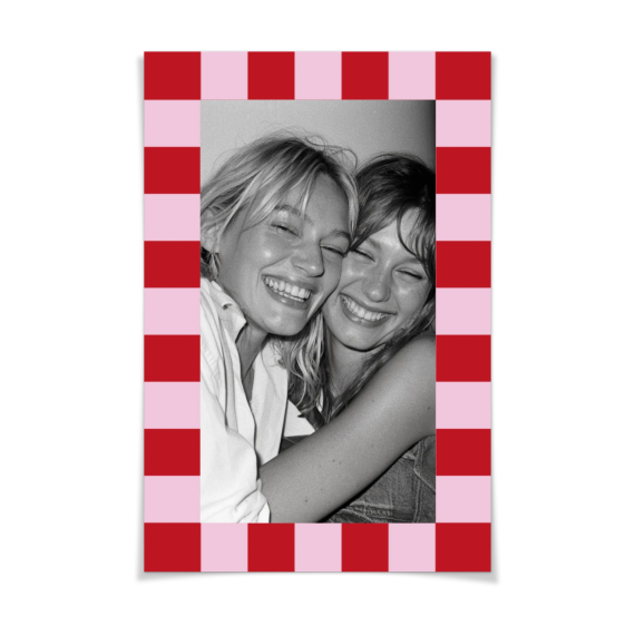 Checkered Picture Frame