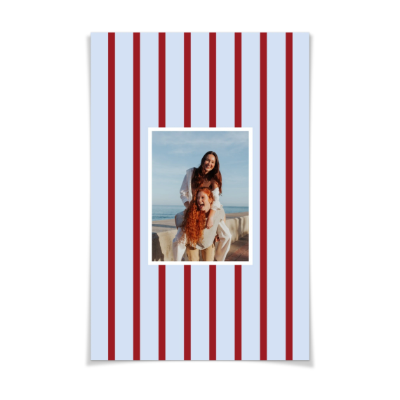 Vertical Stripes Photo Frame