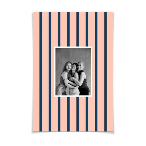 Vertical Stripes Photo Frame