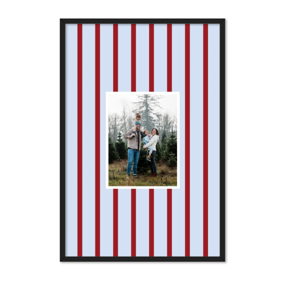 Vertical Stripes Photo Frame