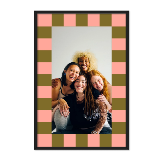 Checkered Picture Frame