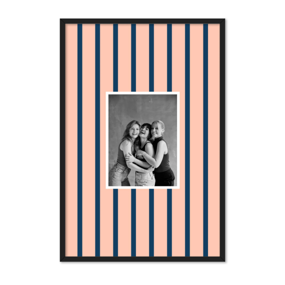 Vertical Stripes Photo Frame