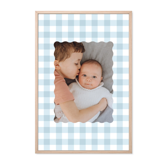 Scalloped Gingham Frame Scalloped Gingham Frame
