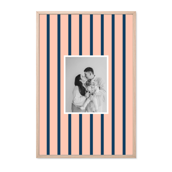 Vertical Stripes Photo Frame Vertical Stripes Photo Frame