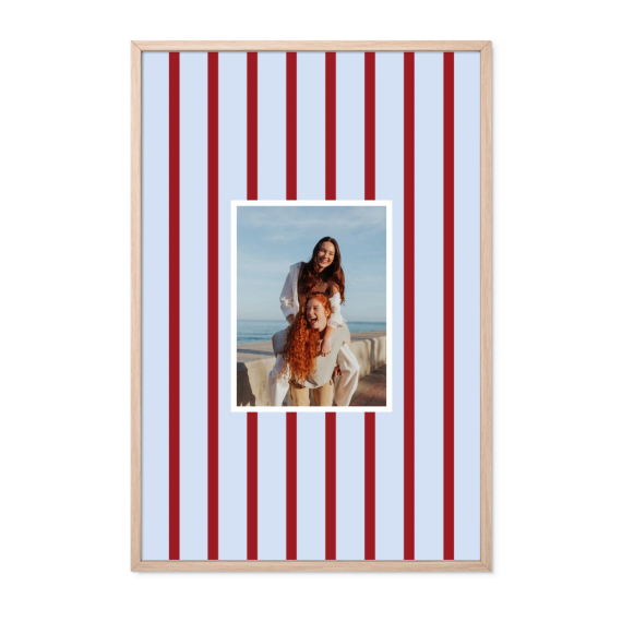 Vertical Stripes Photo Frame Vertical Stripes Photo Frame