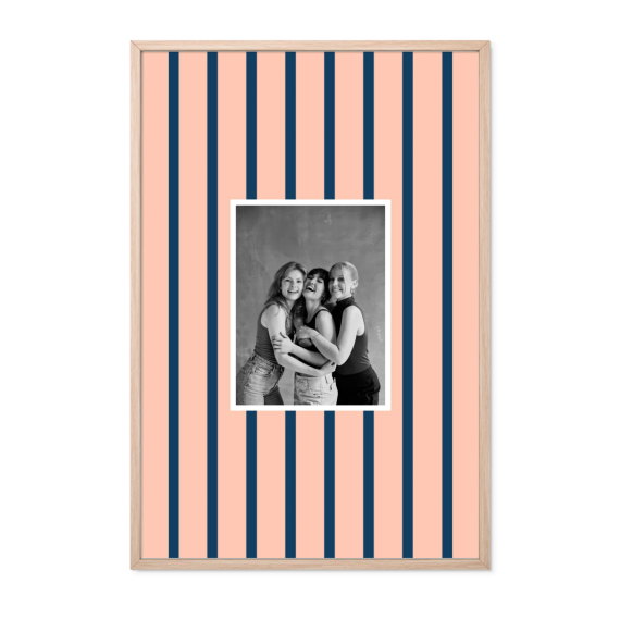 Vertical Stripes Photo Frame Vertical Stripes Photo Frame