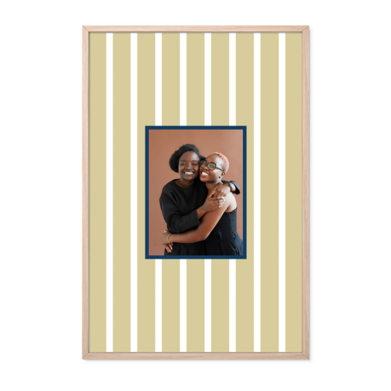 Vertical Stripes Photo Frame Vertical Stripes Photo Frame