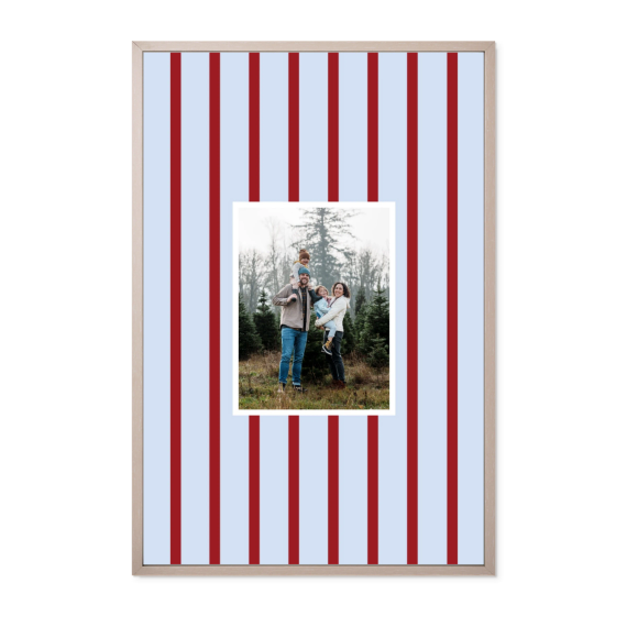 Vertical Stripes Photo Frame Vertical Stripes Photo Frame