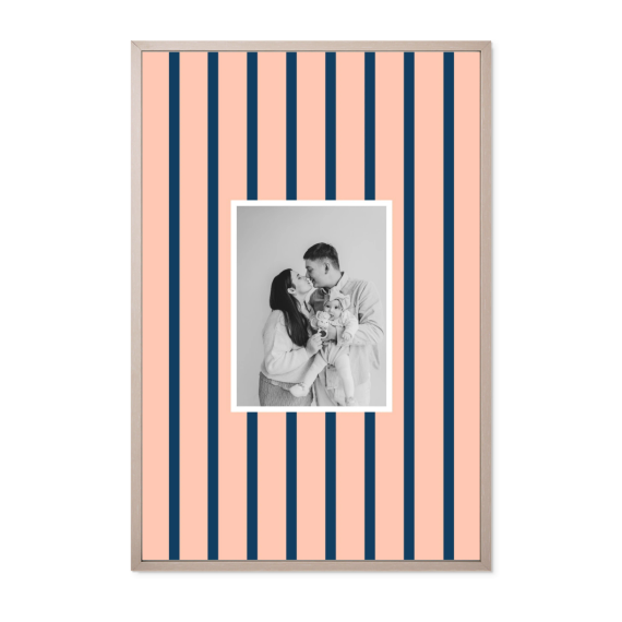 Vertical Stripes Photo Frame Vertical Stripes Photo Frame