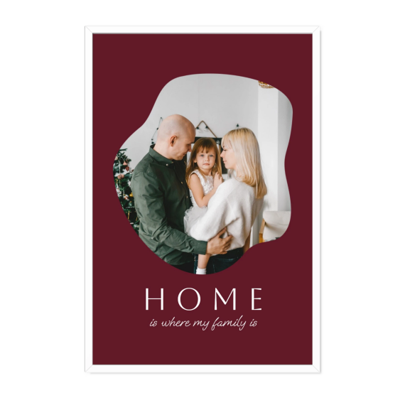 Framed Collage Poster 20 x 30 cm White Framed Collage Poster 20 x 30 cm White