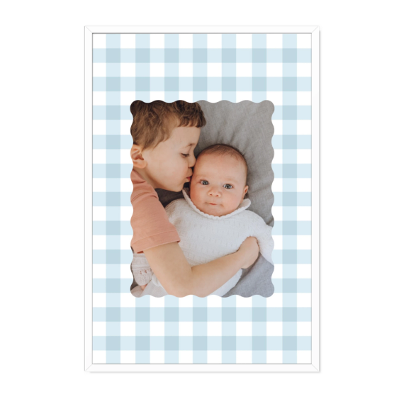 Scalloped Gingham Frame Scalloped Gingham Frame