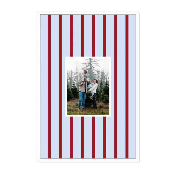 Vertical Stripes Photo Frame Vertical Stripes Photo Frame