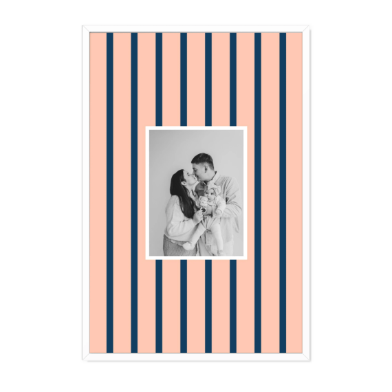 Vertical Stripes Photo Frame Vertical Stripes Photo Frame