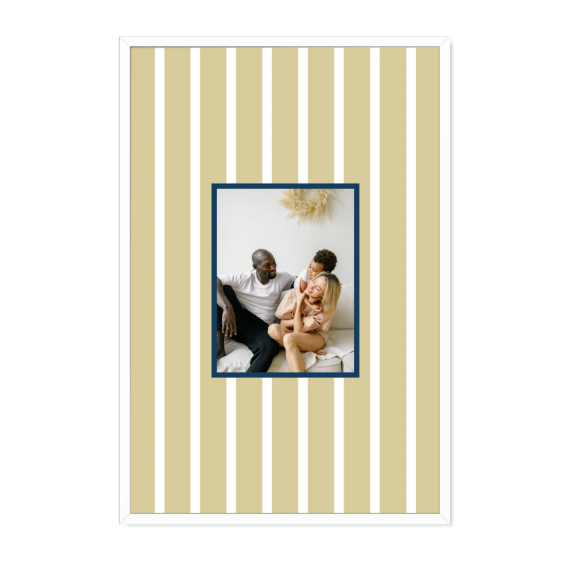 Vertical Stripes Photo Frame Vertical Stripes Photo Frame
