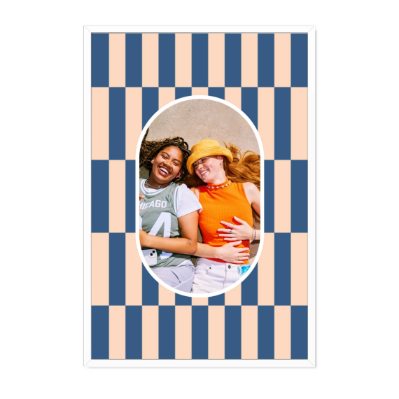 Inramad poster 20 x 30 cm Vit Inramad poster 20 x 30 cm Vit
