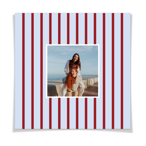 Vertical Stripes Photo Frame