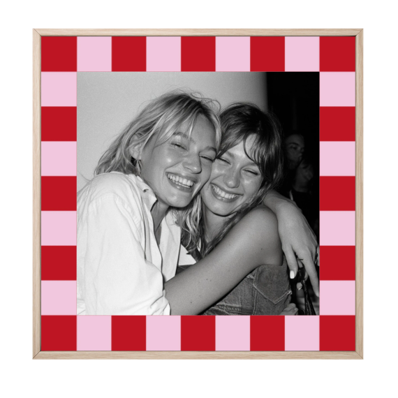 Checkered Picture Frame
