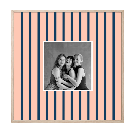 Vertical Stripes Photo Frame