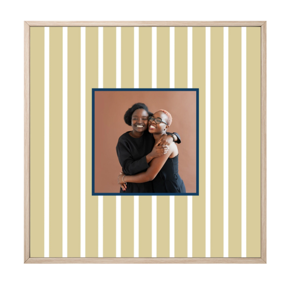Vertical Stripes Photo Frame