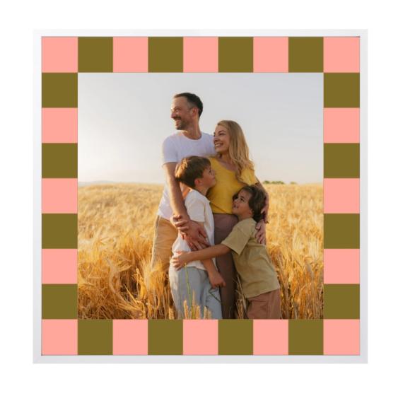 Checkered Picture Frame Checkered Picture Frame