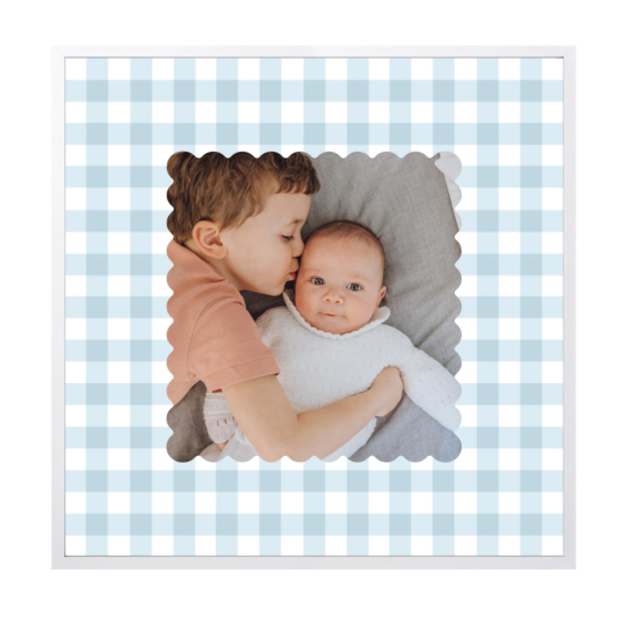 Scalloped Gingham Frame Scalloped Gingham Frame