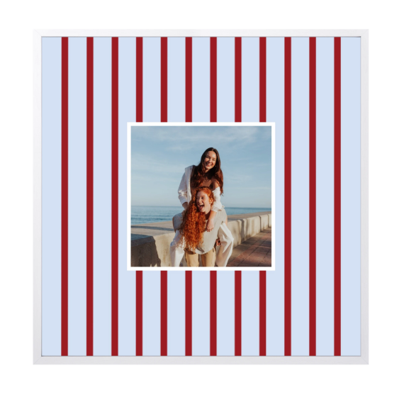 Vertical Stripes Photo Frame Vertical Stripes Photo Frame