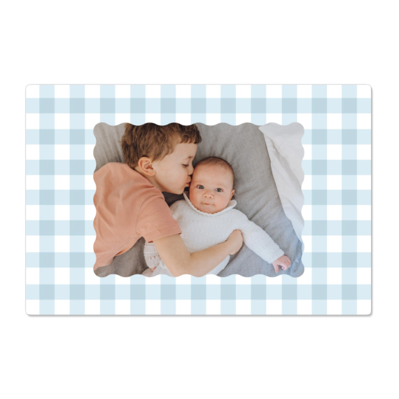 Scalloped Gingham Frame Scalloped Gingham Frame