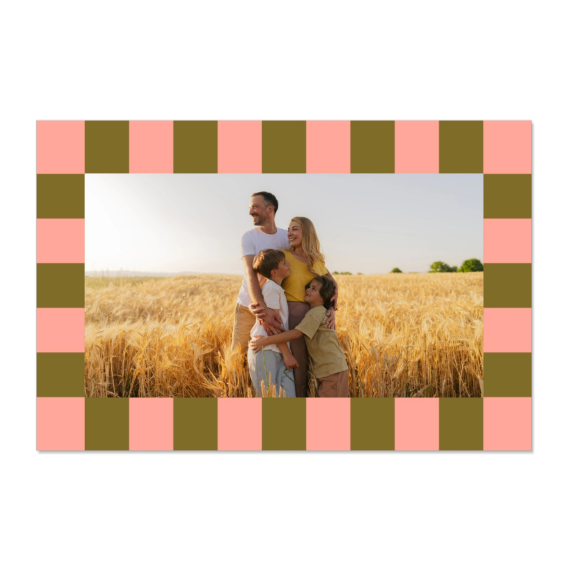 Checkered Picture Frame