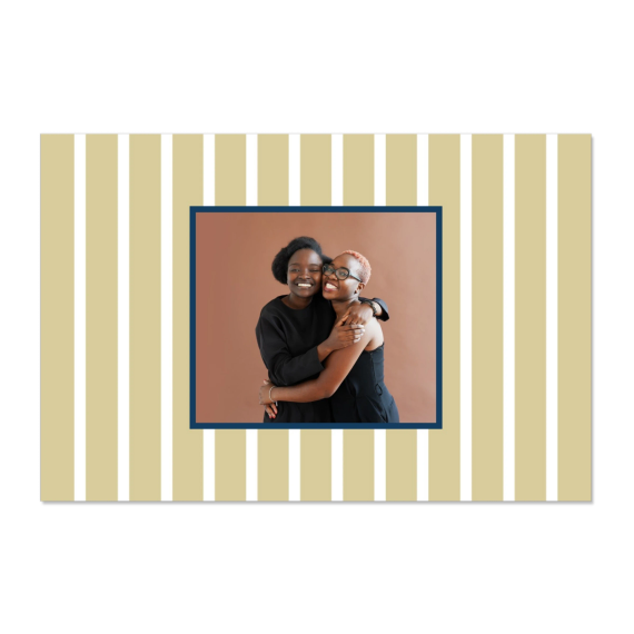 Vertical Stripes Photo Frame