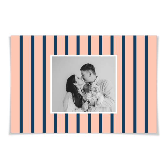 Vertical Stripes Photo Frame Vertical Stripes Photo Frame