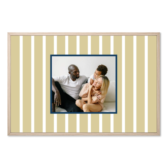 Vertical Stripes Photo Frame Vertical Stripes Photo Frame