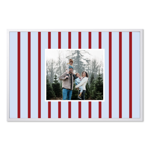 Vertical Stripes Photo Frame