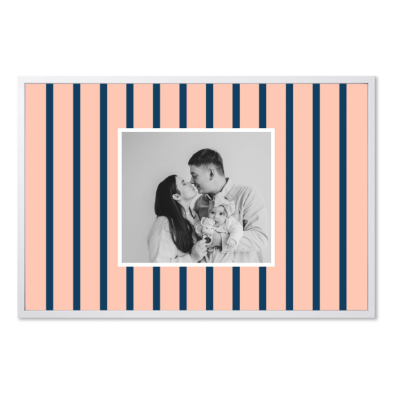 Vertical Stripes Photo Frame