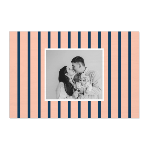 Vertical Stripes Photo Frame