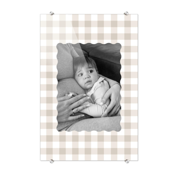 Scalloped Gingham Frame Scalloped Gingham Frame