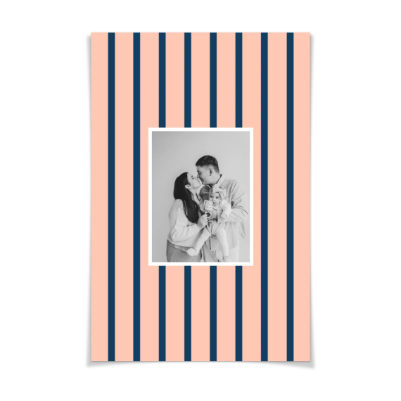 Vertical Stripes Photo Frame Vertical Stripes Photo Frame