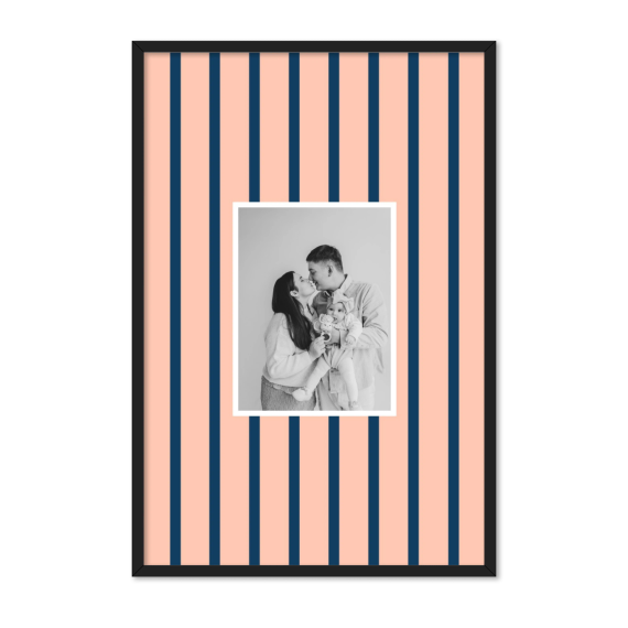 Vertical Stripes Photo Frame Vertical Stripes Photo Frame